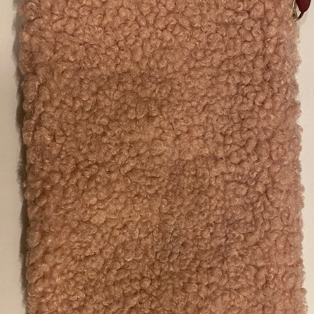 Ipsy pink fuzzy bag